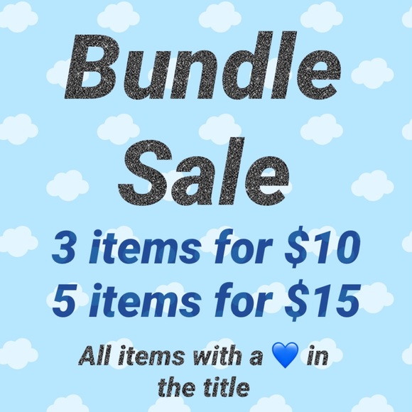 Bundle Sale! 3 for $10 and 5 for $15 - Picture 1 of 1